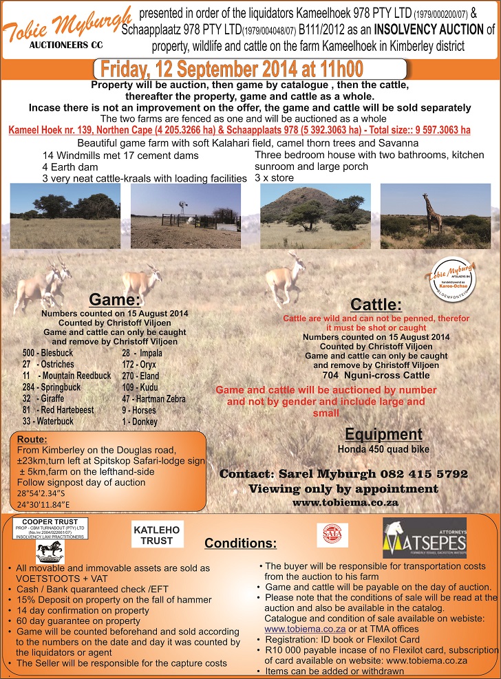 Insolvency Auction Kimberley